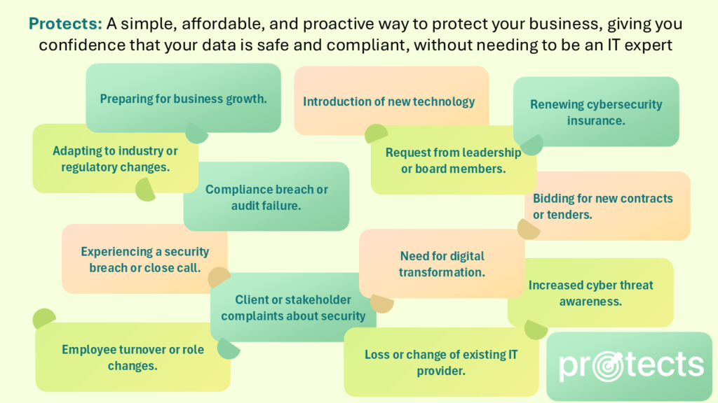 Protects - overview of use cases